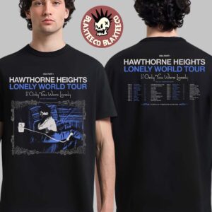 Hawthorne Heights Lonely World Tour 2026 If Only You Were Lonely The 20 Anniversary North American City Dates T-Shirt