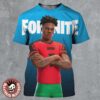 IShowSpeed X Fortnite Skin Reveal Black Flash Skin All Over Print Shirt