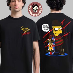 Ice Nine Kills Silver Scream Con London 2025 Bart As Freddy Krueger Skateboarder Union Jack T-Shirt