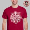 Indiana Hoosiers Adidas 2025 2026 National Champions Never Doubt Us T-Shirt