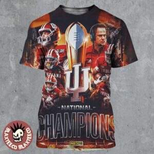 Indiana Hoosiers 2025 2026 CFP National Champions Title First Ever National Championship All Over Print Shirt
