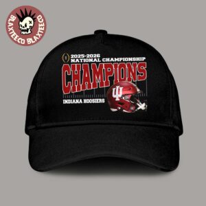 Indiana Hoosiers 2025 2026 College Football Playoff National Championship Champions Helmet Classic Cap Hat Snapback