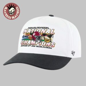 Indiana Hoosiers 2025 CFP National Champions Jan 19 2026 Miami Florida Event Two Tone Hitch Adjustable Hat