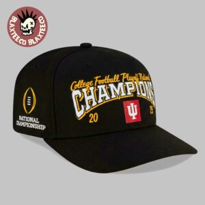 Indiana Hoosiers 2025 College Football Playoff 2025 National Champions Adjustable Hat