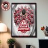 CFP National Championship 2025 2026 Indiana Hoosiers National Champions Perfection Never Daunted Decor Poster Canvas CFP National Championship 2025 2026 Indiana Hoosiers National Champions Perfection Never Daunted Decor Poster Canvas
