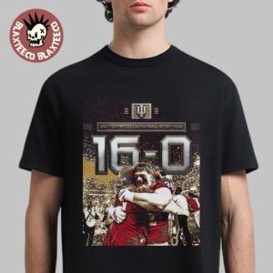Indiana Hoosiers 2026 CFP National Champions 16-0 Only Team In College Football History To Go T-Shirt
