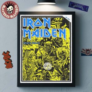 Iron Maiden Infinite Dreams Est 1975 50 Anniversary Decor Poster Canvas