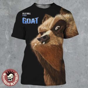 Jelly Roll Is Grizz Goat Movie Character Poster Exclusively In Theatres On February 13 2026 All Over Print Shirt