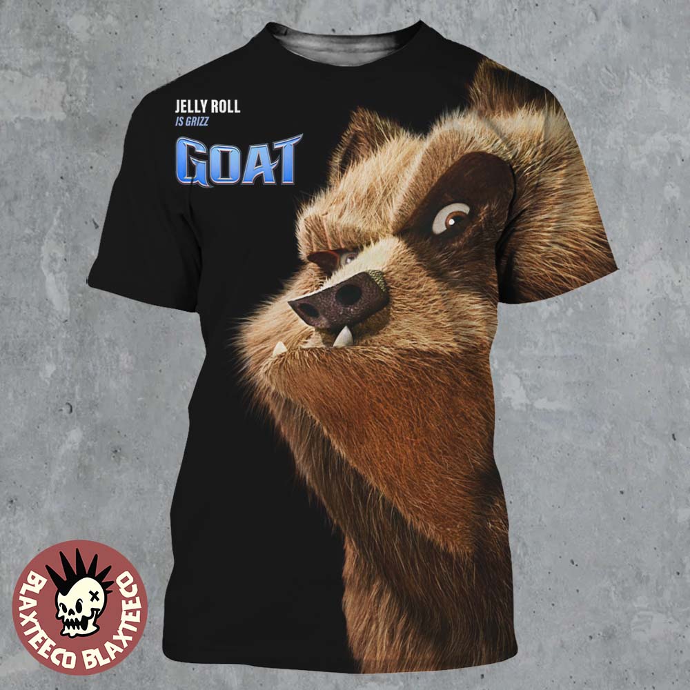 Jelly Roll Is Grizz Goat Movie Character Poster Exclusively In Theatres On February 13 2026 All Over Print Shirt Jelly Roll Is Grizz Goat Movie Character Poster Exclusively In Theatres On February 13 2026 All Over Print Shirt