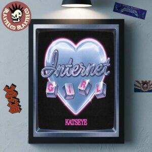 Katseye Internet Girl Single Cover Art Home Decor Poster Canvas