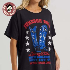Lainey Wilson X Wrangler Jukebox Gold Cowboy Boots T-Shirt