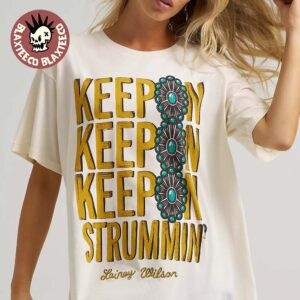 Lainey Wilson X Wrangler Keep On Strummin T-Shirt