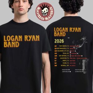 Logan Ryan Band 2026 Tour Texas Oklahoma And New Mexico City Dates Two Sided T-Shirt