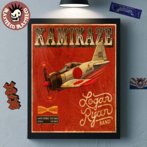 Logan Ryan Band Kamikaze Debut Album Drops January 23 2026 Cover Art Poster Canvas