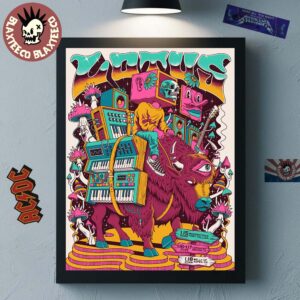 Lotus Colorado Run Shows 2026 Venue Poster In Fort Collins Denver And Aspen From January 15 To 18 2026 Home Decor Poster Canvas