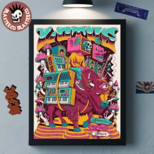 Lotus Colorado Run Shows 2026 Venue Poster In Fort Collins Denver And Aspen From January 15 To 18 2026 Home Decor Poster Canvas