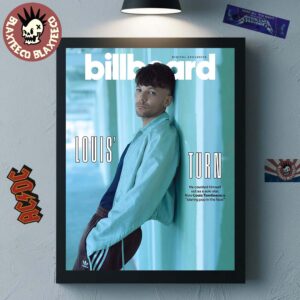Louis Tomlinson Graces The Cover Of Billboard Digital Exclusive 2026 Louis’ Turn Home Decor Poster Canvas