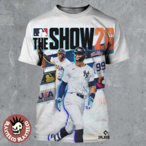 MLB The Show 26 Aaron Judge From New York Yankees Cover Athlete All Over Print Shirt