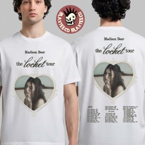 Madison Beer The Locket Tour 2026 World Tour Schedule Dates Two Sided T-Shirt
