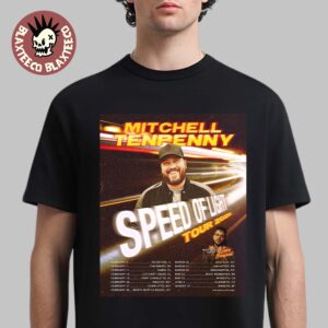 Mitchell Tenpenny Speed Of Light Tour 2026 North America City Dates T-Shirt