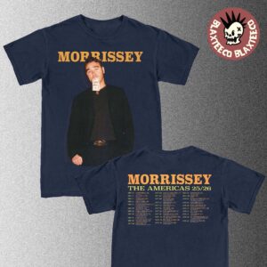 Morrissey The Americas 2025 2026 North America City Dates Two Sided T-Shirt