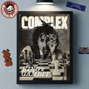 NBA Youngboy On The Cover Of Complex Magazine King’s Gambit January 2026 Issue Home Decor Poster Canvas