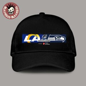 NFL NFC Championship 2026 Matchup Los Angeles Rams Vs Seattle Seahawks Logo Classic Cap Hat Snapback