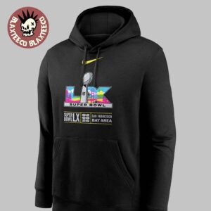 NFL Super Bowl LX Nike San Francisco Bay Arena On February 8 2026 Club Hoodie