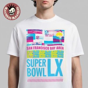 NFL Super Bowl LX San Francisco Bay Arena On February 8 2026 Merchandise Starter Bash T-Shirt