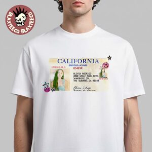 Olivia Rodrigo Reimagined Sour Drivers License 5 Year Anniversary T-Shirt