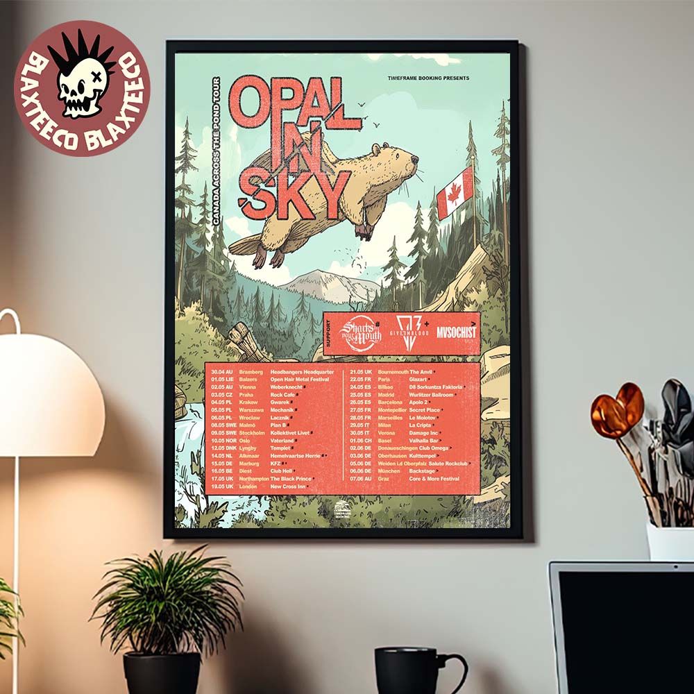 Opal In Sky Canada Across The Pond Tour 2026 Europe And UK Schedule Dates Home Decor Poster Canvas Opal In Sky Canada Across The Pond Tour 2026 Europe And UK Schedule Dates Home Decor Poster Canvas