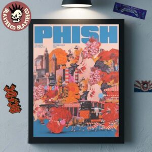 Phish New Years Run 2025 Event Poster In New York City At Madison Square Garden On December 28 31 2025 Home Decor Poster Canvas