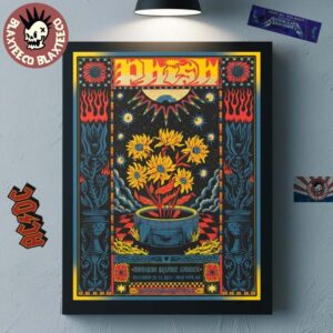 Phish New Years Run 2025 Third Limited Edition Event Poster In New York City At Madison Square Garden On December 28 31 2025 By Amy Jean Poster Canvas