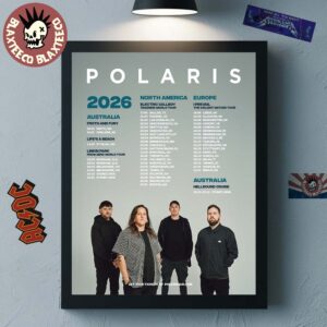 Polaris 2026 World Tour Schedule Dates Home Decor Poster Canvas