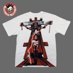 Praiseche Rest In Bass Cross T-Shirt