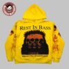 Praiseche Rest In Bass Is The Last Sense Alive Gavin Skull Black Hoodie