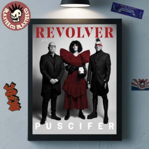 Puscifer Graces The Cover Of Revolver Issue 174 Winter 2026 Home Decor Poster Canvas