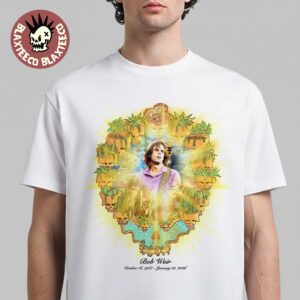 RIP Bob Weir Tribute Rest In Peace I Was Gifted With A Life That Was Full Of Adventure October 16 1947 To January 10 2026 T-Shirt
