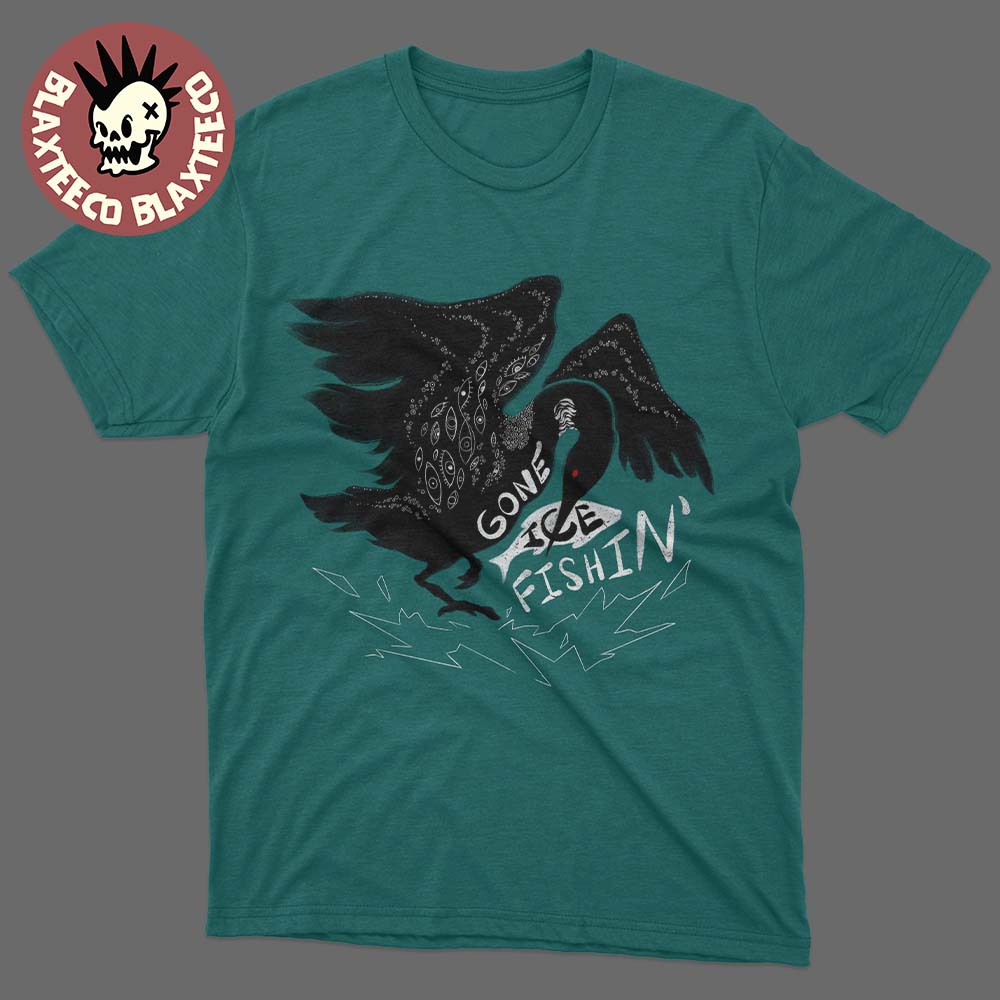 Rebel Loon Gone Ice Fishing Minnesota 2026 T-Shirt Rebel Loon Gone Ice Fishing Minnesota 2026 T-Shirt