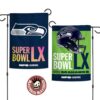 Seattle Seahawks WinCraft 2025 NFC Champions Double Sided House Flag Seattle Seahawks WinCraft 2025 NFC Champions Double Sided House Flag