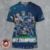 Seattle Seahawks 2025 NFL NFC Champions All Over Print Shirt