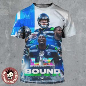 Seattle Seahawks 2025 NFL NFC Champions Super Bowl LX Bound All Over Print Shirt