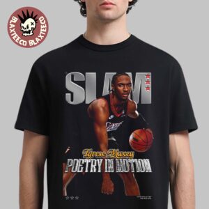 Slam 260 Tyrese Maxey Philadelphia 76ers Poetry In Motion Magazine Cover T-Shirt