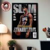 Slam 260 Tyrese Maxey Philadelphia 76ers Poetry In Motion Gold Metal Edition Magazine Cover Decor Poster Canvas