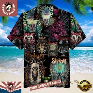 Slipknot Dark Fantasy Art Summer Hawaiian Shirt Gift For Fans
