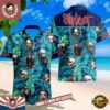 Slipknot Green Pineapple With Logo Pattern Summer Hawaiian Shirt