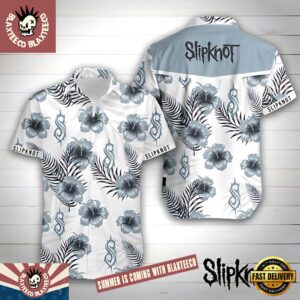 Slipknot Monochrome Mayhem Aloha Hawaiian Shirt