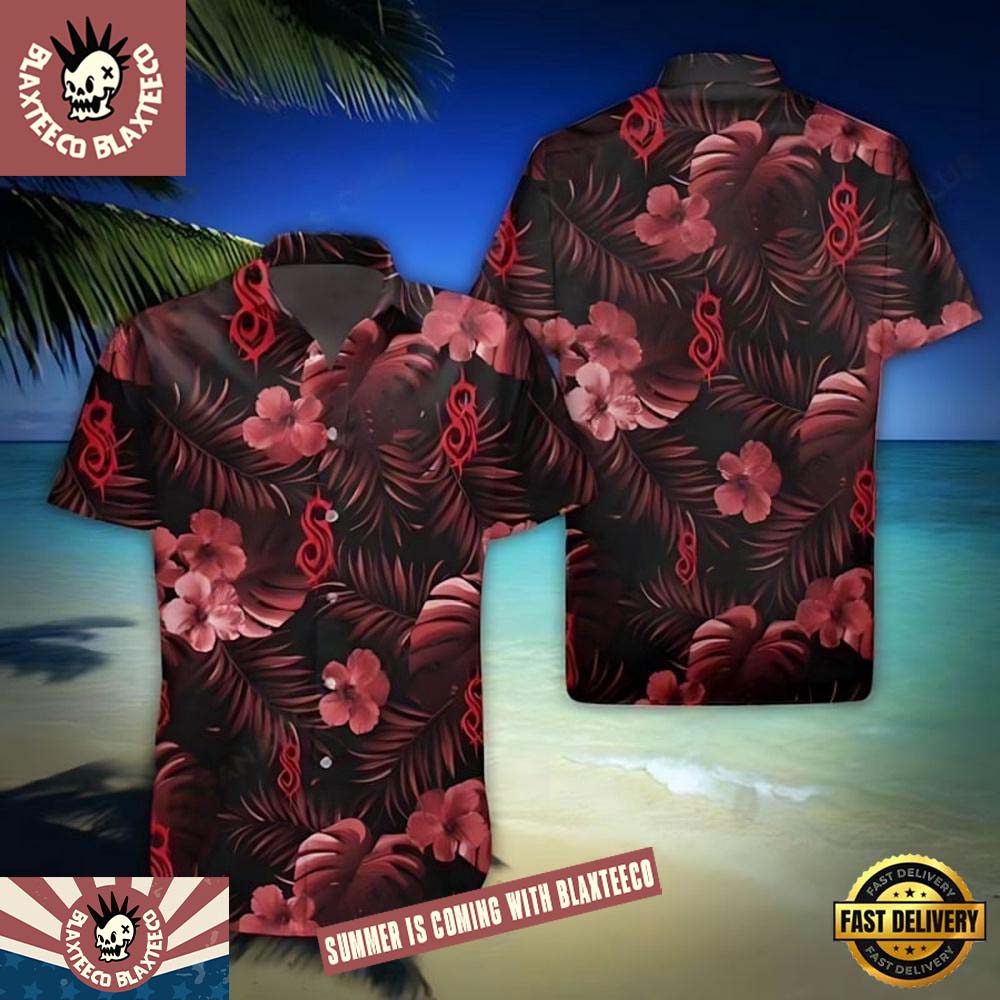 Slipknot Red Paradise Tropical Summer Hawaiian Shirt Slipknot Red Paradise Tropical Summer Hawaiian Shirt
