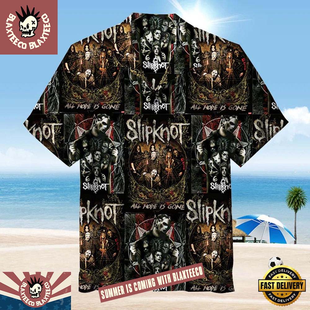 Slipknot Rock Band All Hope is Gone Summer Hawaiian Shirt Slipknot Rock Band All Hope is Gone Summer Hawaiian Shirt