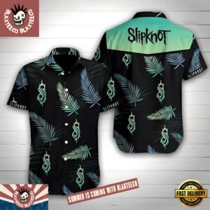 Slipknot Rock Band Palm Shadows Radiant Summer Hawaiian Shirt